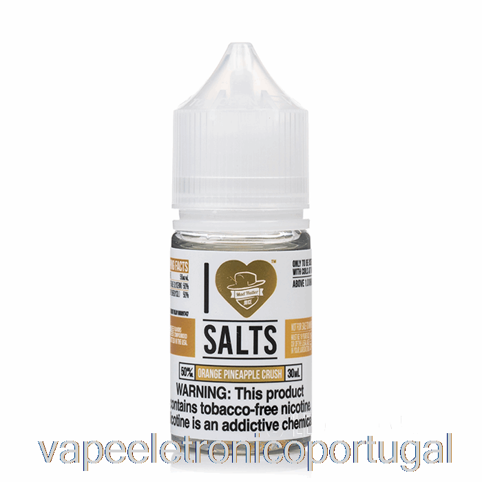 Vape Eletronico Laranja Abacaxi Crush - Adoro Sais - 30ml 50mg
